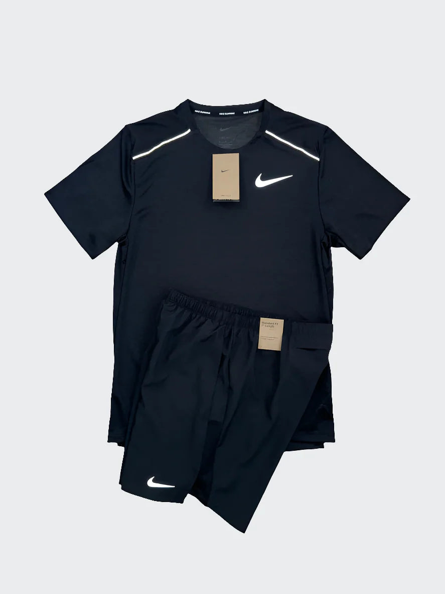 Ensemble Nike running noir