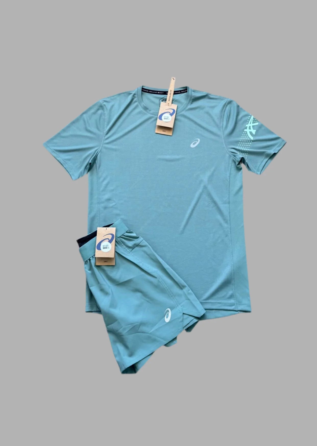 Ensemble Asics bleu